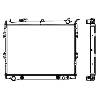 Pacific Best® - Engine Coolant Radiator