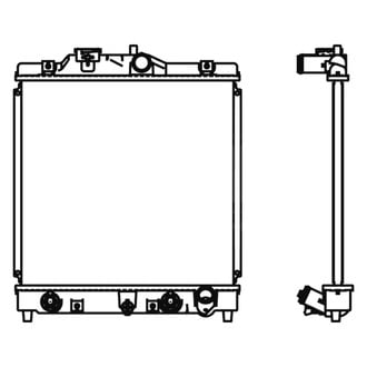 Pacific Best® - Engine Coolant Radiator