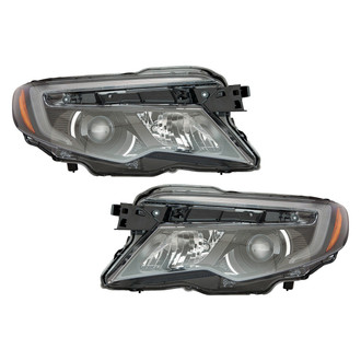 Pacific Best® - Driver and Passenger Side Replacement Headlight Set (CAPA Certified)