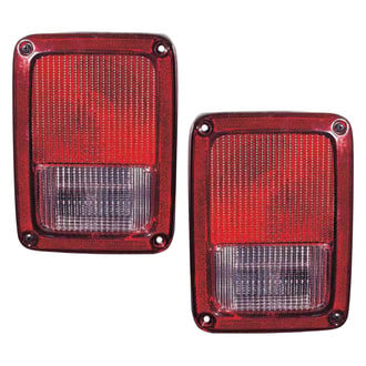 Pacific Best® - Driver and Passenger Side Replacement Tail Lights (Standard Line)