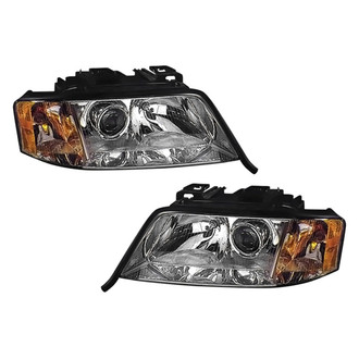 Pacific Best® - Driver and Passenger Side Replacement Headlight Set (Standard Line)