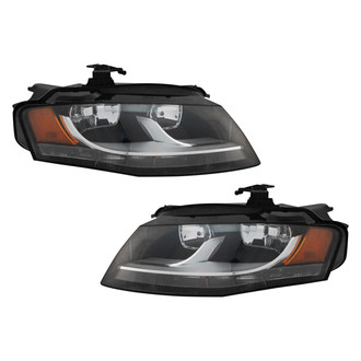 Pacific Best® - Driver and Passenger Side Replacement Headlight Set (NSF Certified)