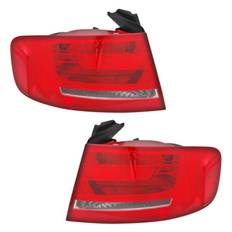 Pacific Best® - Driver and Passenger Side Outer Replacement Tail Lights (Standard Line)