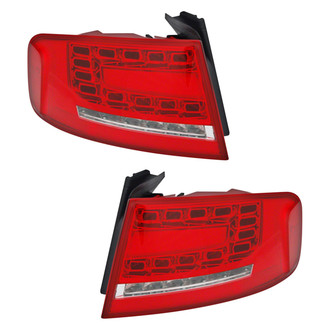 Pacific Best® - Driver and Passenger Side Outer Replacement Tail Lights (Standard Line)