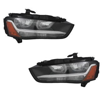 Pacific Best® - Driver and Passenger Side Replacement Headlight Set (NSF Certified)