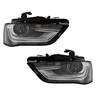 Pacific Best® - Driver and Passenger Side Replacement Headlight Set Lens and Housing (NSF Certified)