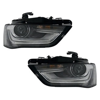 Pacific Best® - Driver and Passenger Side Replacement Headlight Set Lens and Housing (CAPA Certified)