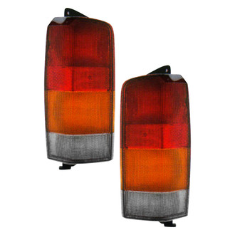 Pacific Best® - Driver and Passenger Side Replacement Tail Lights (CAPA Certified)