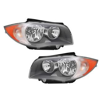 Pacific Best® - Driver and Passenger Side Replacement Headlight Set (NSF Certified)