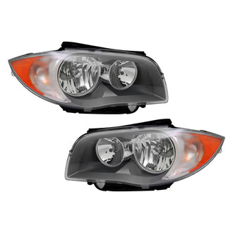 Pacific Best® - Driver and Passenger Side Replacement Headlight Set (CAPA Certified)