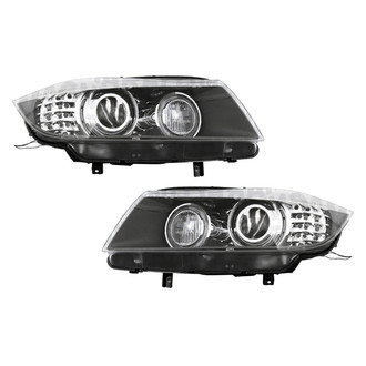 Pacific Best® - Driver and Passenger Side Replacement Headlight Set (Standard Line)