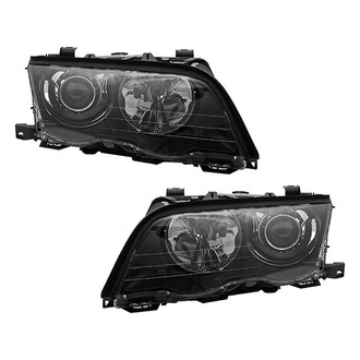 Pacific Best® - Driver and Passenger Side Replacement Headlight Set (Standard Line)