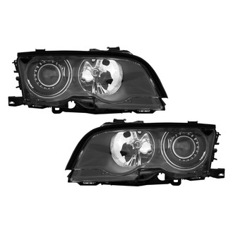 Pacific Best® - Driver and Passenger Side Replacement Headlight Set (Standard Line)
