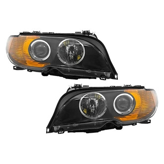 Pacific Best® - Driver and Passenger Side Replacement Headlight Set (Standard Line)