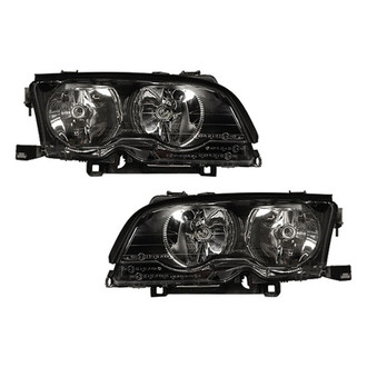 Pacific Best® - Driver and Passenger Side Replacement Headlight Set (Standard Line)