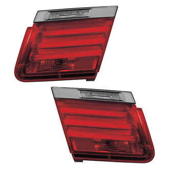 Pacific Best® - Driver and Passenger Side Inner Replacement Tail Light Lens and Housings (Standard Line)