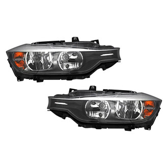 Pacific Best® - Driver and Passenger Side Replacement Headlight Set (CAPA Certified)