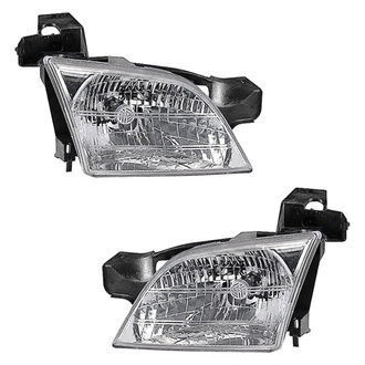Pacific Best® - Driver and Passenger Side Replacement Headlight Set (Standard Line)