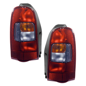 Pacific Best® - Driver and Passenger Side Replacement Tail Lights (Standard Line)