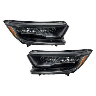 Pacific Best® - Driver and Passenger Side Replacement Headlight Set (Standard Line)