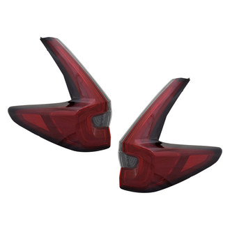 Pacific Best® - Driver and Passenger Side Outer Replacement Tail Lights (CAPA Certified)