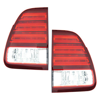 Pacific Best® - Driver and Passenger Side Inner Replacement Tail Lights (Standard Line)