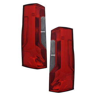 Pacific Best® - Driver and Passenger Side Replacement Tail Lights (Standard Line)