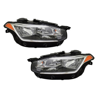 Pacific Best® - Driver and Passenger Side Replacement Headlight Set (Standard Line)
