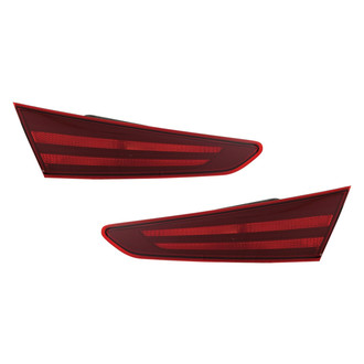 Pacific Best® - Driver and Passenger Side Inner Replacement Tail Lights (Standard Line)
