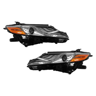 Pacific Best® - Driver and Passenger Side Replacement Headlight Set (CAPA Certified)