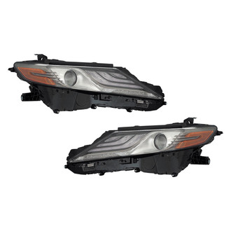 Pacific Best® - Driver and Passenger Side Replacement Headlight Set (CAPA Certified)