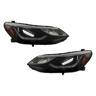 Pacific Best® - Driver and Passenger Side Replacement Headlight Set (Standard Line)