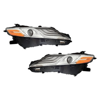 Pacific Best® - Driver and Passenger Side Replacement Headlight Set (CAPA Certified)