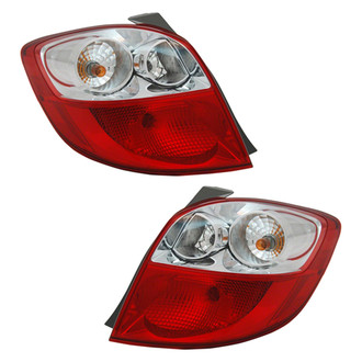 Pacific Best® - Driver and Passenger Side Replacement Tail Lights (CAPA Certified)