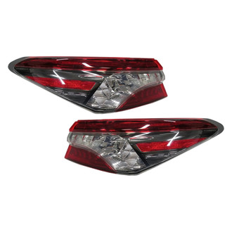 Pacific Best® - Driver and Passenger Side Outer Replacement Tail Lights (CAPA Certified)