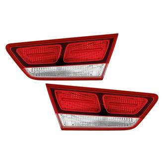 Pacific Best® - Driver and Passenger Side Inner Replacement Tail Lights (CAPA Certified)