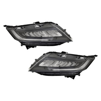 Pacific Best® - Driver and Passenger Side Replacement Headlight Set (Standard Line)