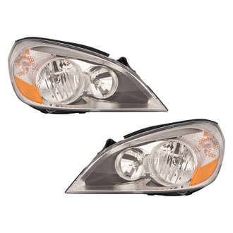 Pacific Best® - Driver and Passenger Side Replacement Headlight Set (Standard Line)