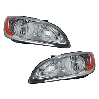 Pacific Best® - Driver and Passenger Side Replacement Headlight Set (Standard Line)