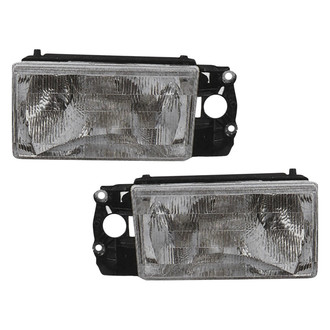 Pacific Best® - Driver and Passenger Side Replacement Headlight Set (Standard Line)
