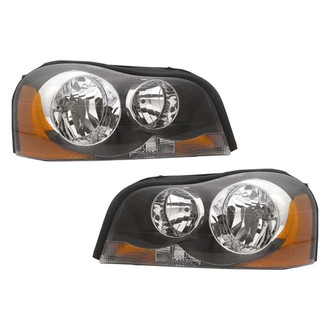 Pacific Best® - Driver and Passenger Side Replacement Headlight Set (NSF Certified)