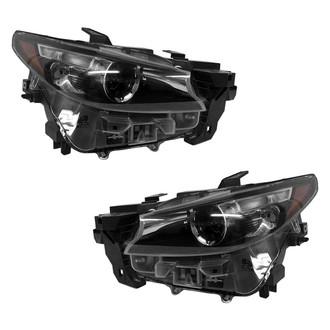 Pacific Best® - Driver and Passenger Side Replacement Headlight Set (NSF Certified)