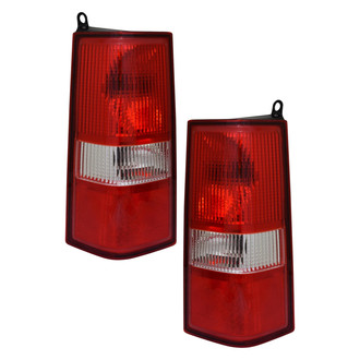 Pacific Best® - Driver and Passenger Side Replacement Tail Lights (CAPA Certified)