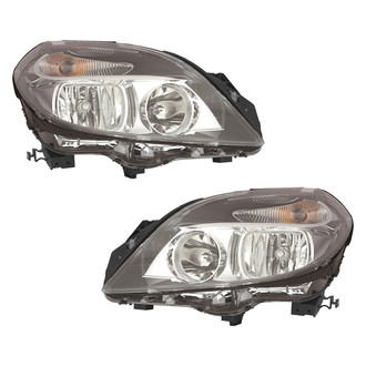 Pacific Best® - Driver and Passenger Side Replacement Headlight Set (CAPA Certified)