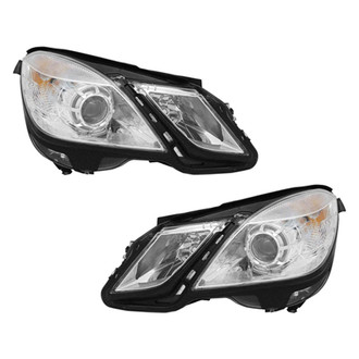 Pacific Best® - Driver and Passenger Side Replacement Headlight Set (CAPA Certified)