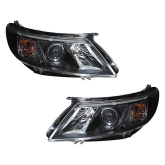 Pacific Best® - Driver and Passenger Side Replacement Headlight Set (Standard Line)