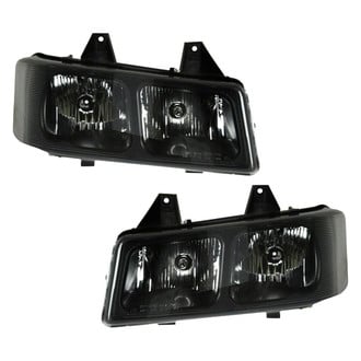 Pacific Best® - Driver and Passenger Side Replacement Headlight Set (CAPA Certified)