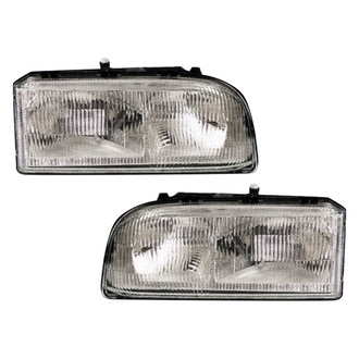 Pacific Best® - Driver and Passenger Side Replacement Headlight Set (Standard Line)