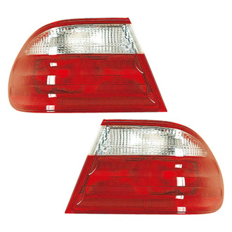 Pacific Best® - Driver and Passenger Side Outer Replacement Tail Lights (Standard Line)