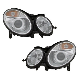 Pacific Best® - Driver and Passenger Side Replacement Headlight Set (Standard Line)